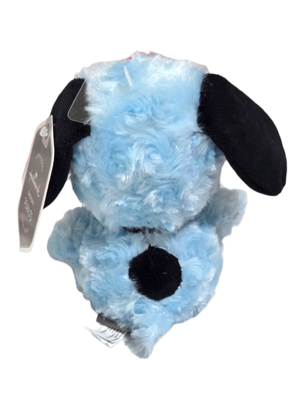 Hallmark Peanuts Snoopy Curly Plush Light Blue Black 6 Inch NWT 2022 - Picture 2 of 11